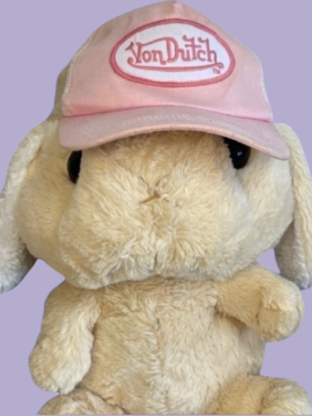 Von Dutch Y2K  Baby Pink & White Ballcap